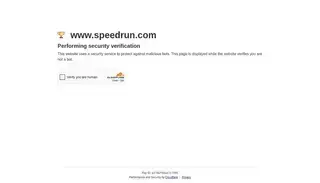 Speed Run Home - Speedrun.com