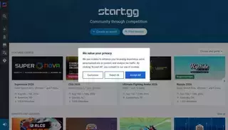 Start start.gg | Community through competition