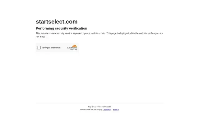 startselect.com homepage screenshot