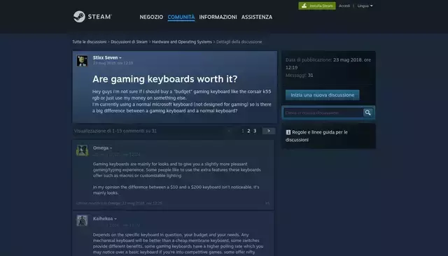 steamcommunity.com homepage screenshot