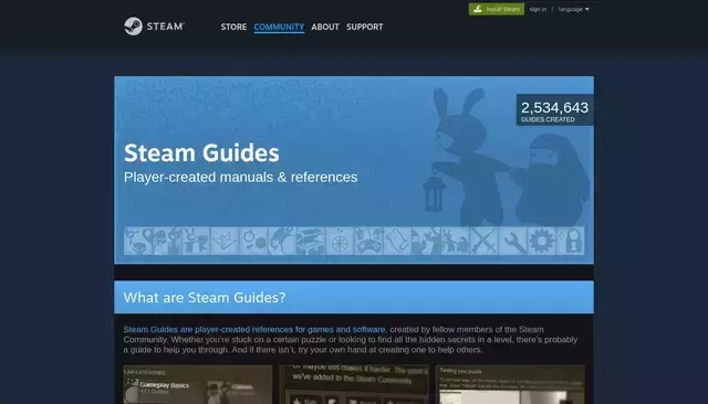 steamcommunity.com homepage screenshot