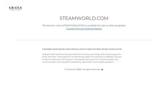 steamworld.com homepage screenshot