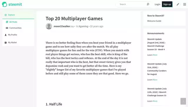 steemit.com homepage screenshot