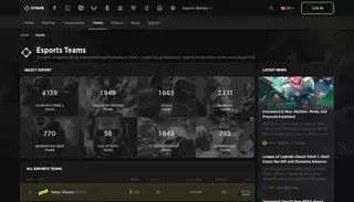 Strafe Top Esports Teams 2026 — Rosters, Stats & Results | Strafe