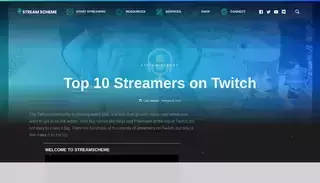 Stream Scheme Top 10 Streamers On Twitch - Veterans & Breakthrough Creators 2026