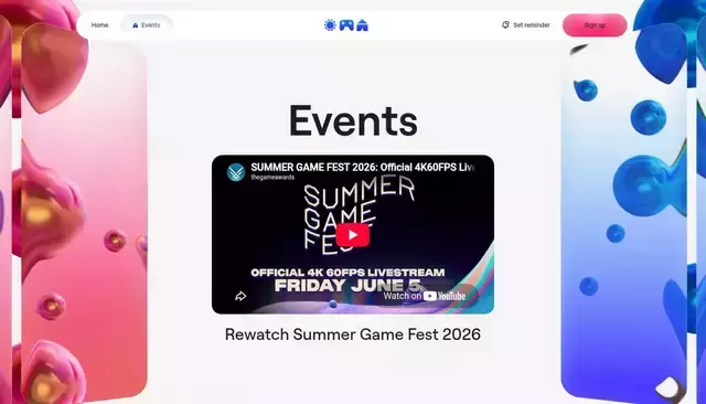 summergamefest.com homepage screenshot