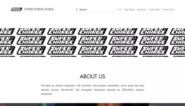superchargemobile.app homepage screenshot