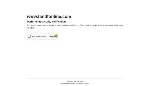 tandfonline.com homepage screenshot