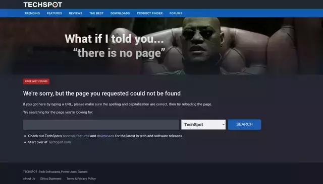 techspot.com homepage screenshot