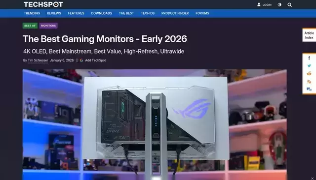 techspot.com homepage screenshot