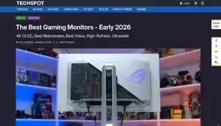 Techspot The Best Gaming Monitors - Early 2026 | TechSpot
