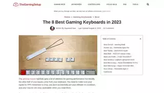 The Gaming Setup The 8 Best Gaming Keyboards In 2023