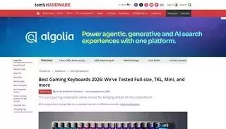 Toms Hardware Best Gaming Keyboards 2026: We've Tested Full-size, TKL, Mini, and more | Tom's Hardware