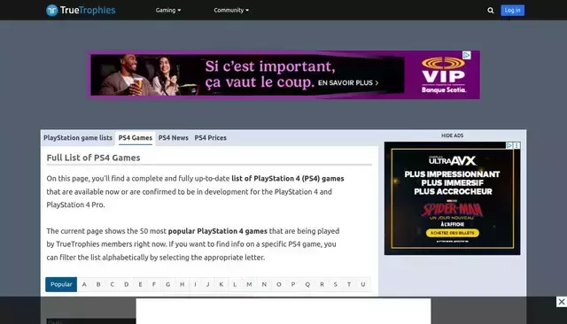 truetrophies.com homepage screenshot