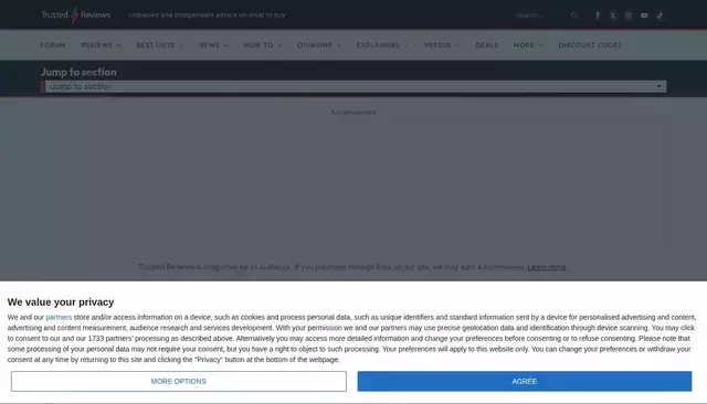 trustedreviews.com homepage screenshot