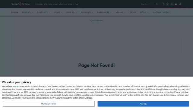 trustedreviews.com homepage screenshot