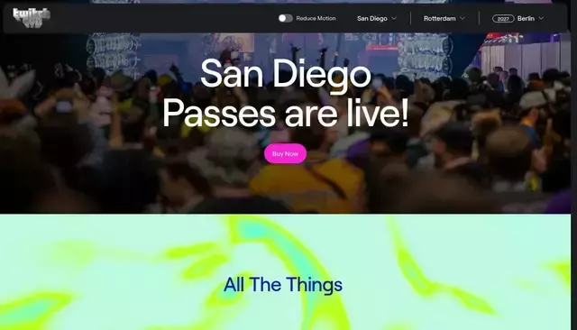 twitchcon.com homepage screenshot