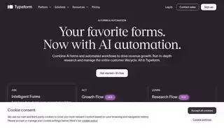 Type Form Forms & Automated Workflows, Powered by AI | Typeform