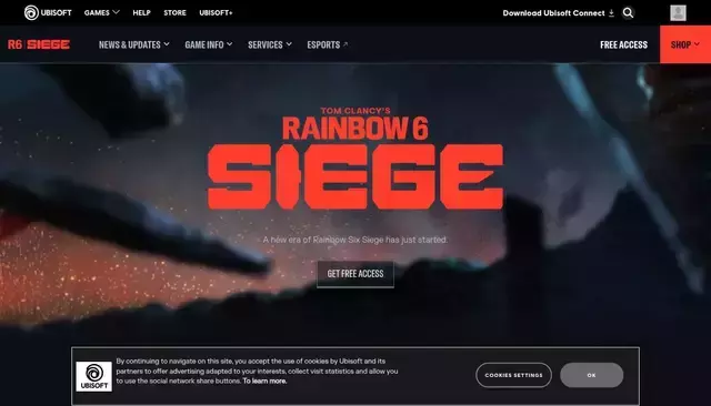 ubisoft.com homepage screenshot