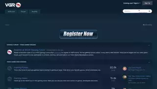 Vgr Gaming Forum - Video Game Forums