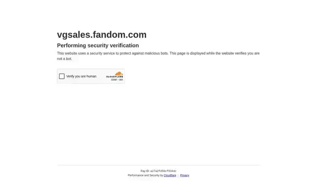 vgsales.fandom.com homepage screenshot