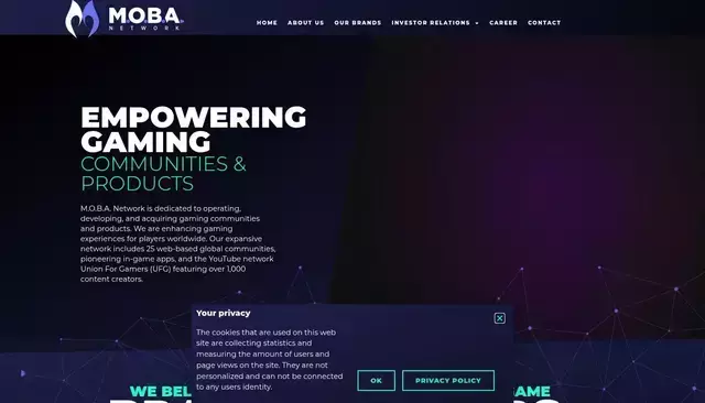 wearemoba.com homepage screenshot