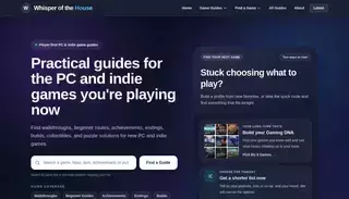 Whisper Of The House PC & Indie Game Guides, Walkthroughs & Builds | Whisper of the House