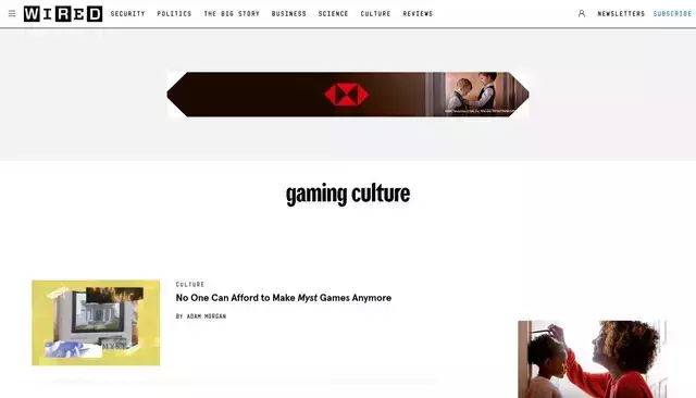 wired.com homepage screenshot