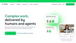 W Rike AI-powered enterprise work management software | Wrike