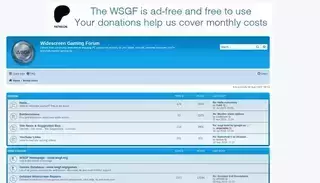 Wsg F Widescreen Gaming Forum - Index page