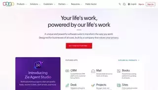 Zoho Zoho | Cloud Software Suite for Businesses